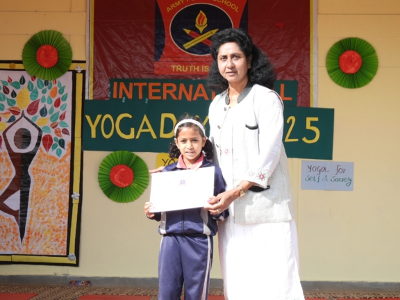 Interhouse Yoga Competition Certificate Distribution - 24 June 2024